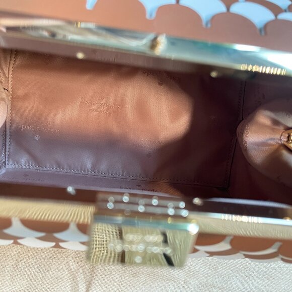 NWOT Kate Spade Gingerbread House in smooth leather - Picture 6 of 7